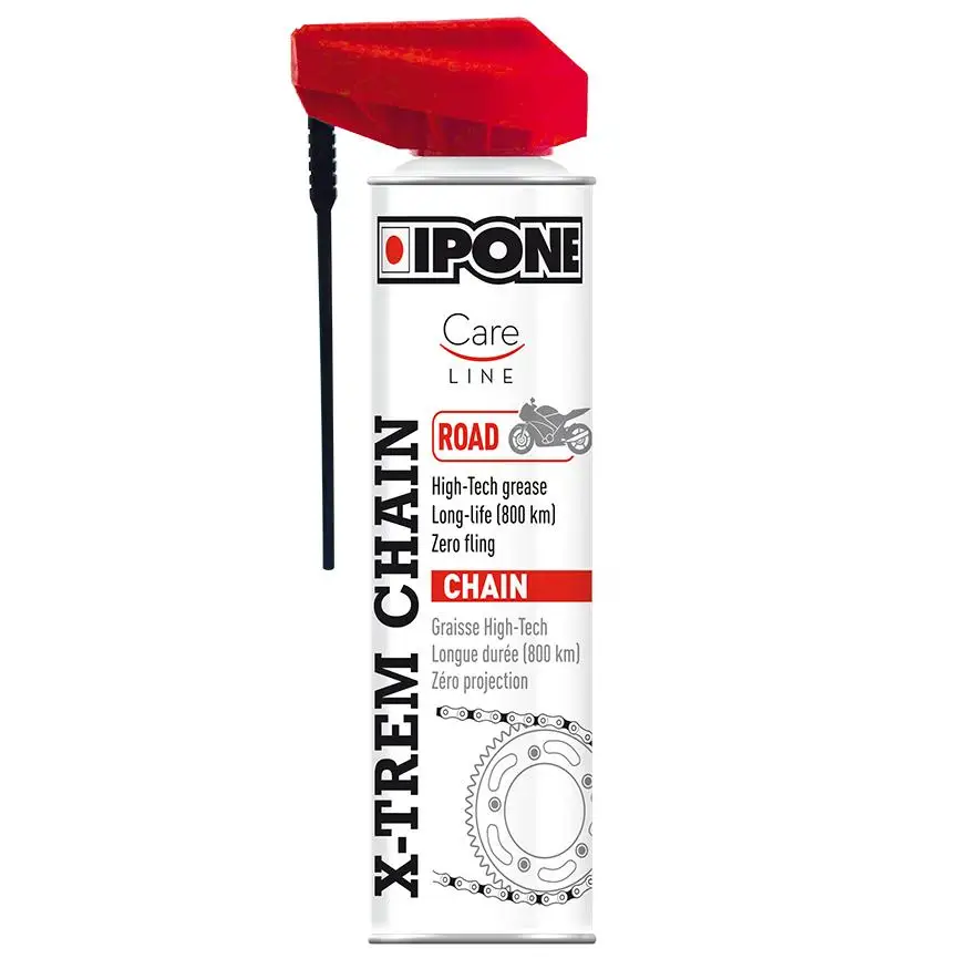 Xtrem chain road spray 250ml for long-lasting lubrication of your motorcycle chain 800641