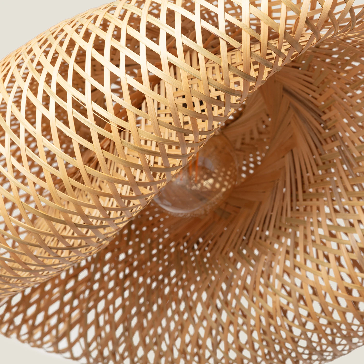Ledkia Lámpara Colgante Bambú ILUZZIA - Diseño Único y Elegante