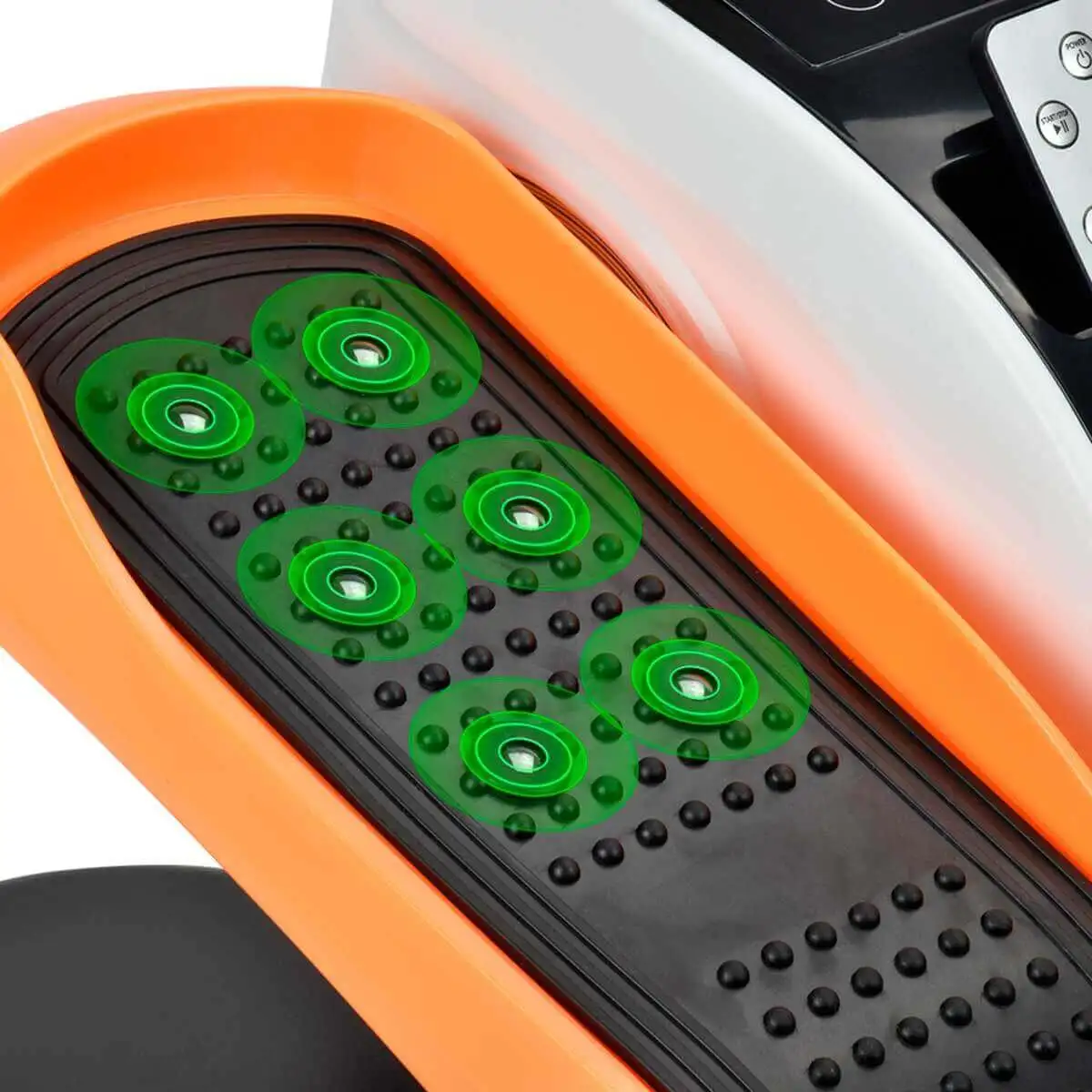 Mini Electric Elliptical Trainer Legs Elliptic Bidirectional Leg Exerciser 4 Functions 5 Speeds Gridinlux Control