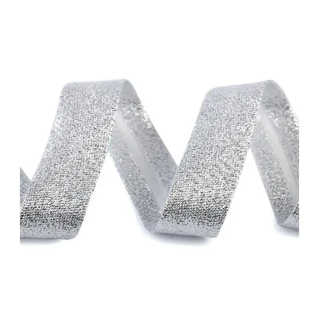 Cinta Lurex Al Bies 20mm Decorativa Alta Calidad para Ropa de Señora
