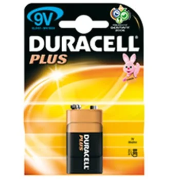 BLISTER 1 battery DURACELL PLUS POWER 9V (6LR61) K1