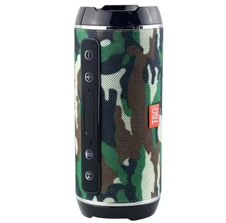T&G Portable Bluetooth Speaker TG 116, 5W, IPX5 Waterproof, Powerful Stereo Sound for Outdoor Use, Ideal for Music Lovers, Great Portable Speaker.