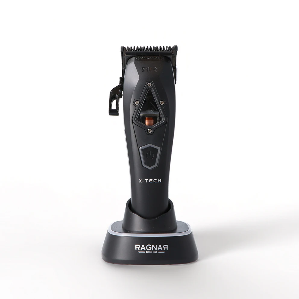 NEW! RAGNAR - CORDLESS HAIR CLIPPER 9000RPM with 5W Tech Vector Motor, Diamond-Like Carbon Blades, 120min Runtime, USB-C Charging, 6 Magnetic Combs for all hair types, ideal for professional grooming and beard trimming. #1
