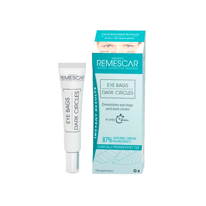 REMESCAR bags and dark circles NATURAL origin 180 applications 8 ML