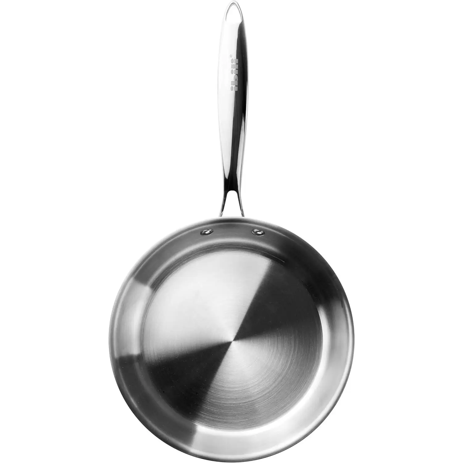 Natural 18 cm triply triply Stainless Steel Inductive Stainless Steel No Non-Stick IBILI Pan