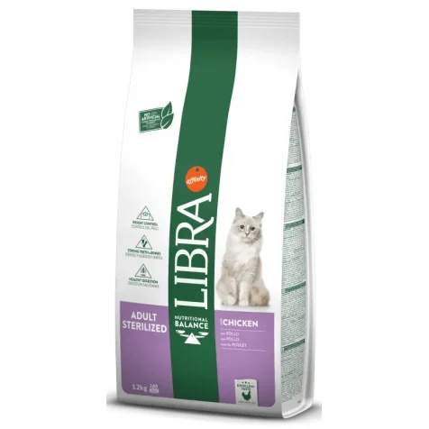 Libra Adult Sterilized Pienso Con Pollo Para Gatos 12 Kg