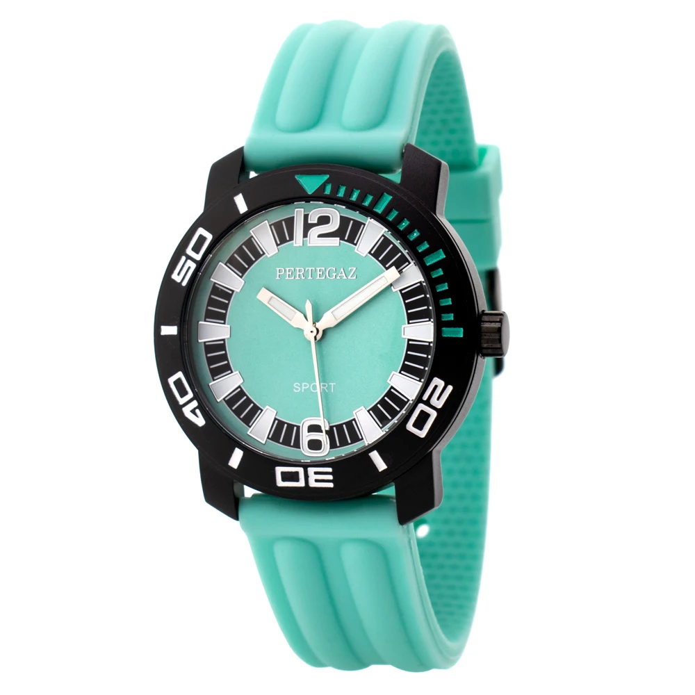 Pertegaz Reloj Unisex Analogico Cuarzo con Correa de Caucho P70442-A