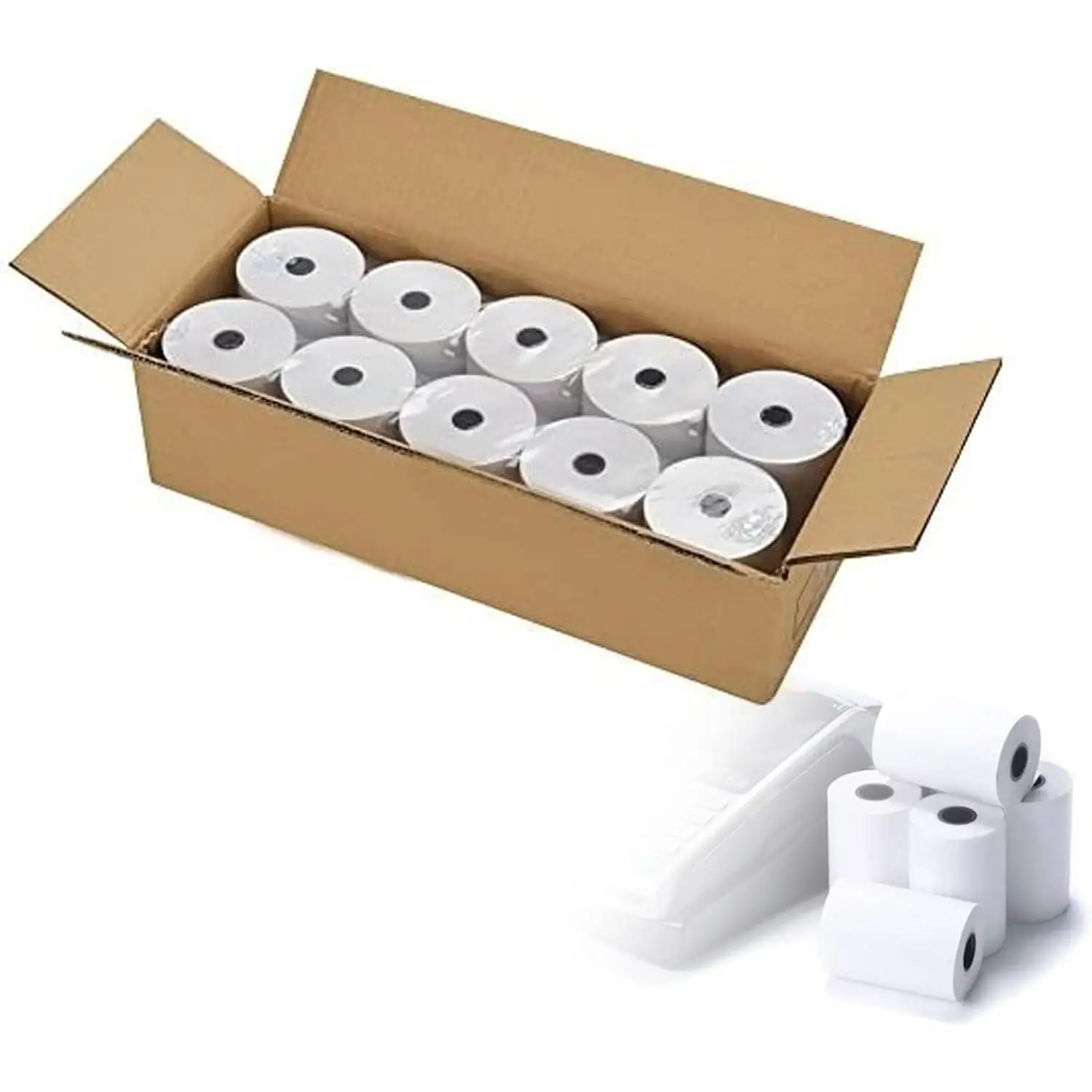 Silberg thermal paper 57 x 45 mm (50 rolls) tiles and dataphones