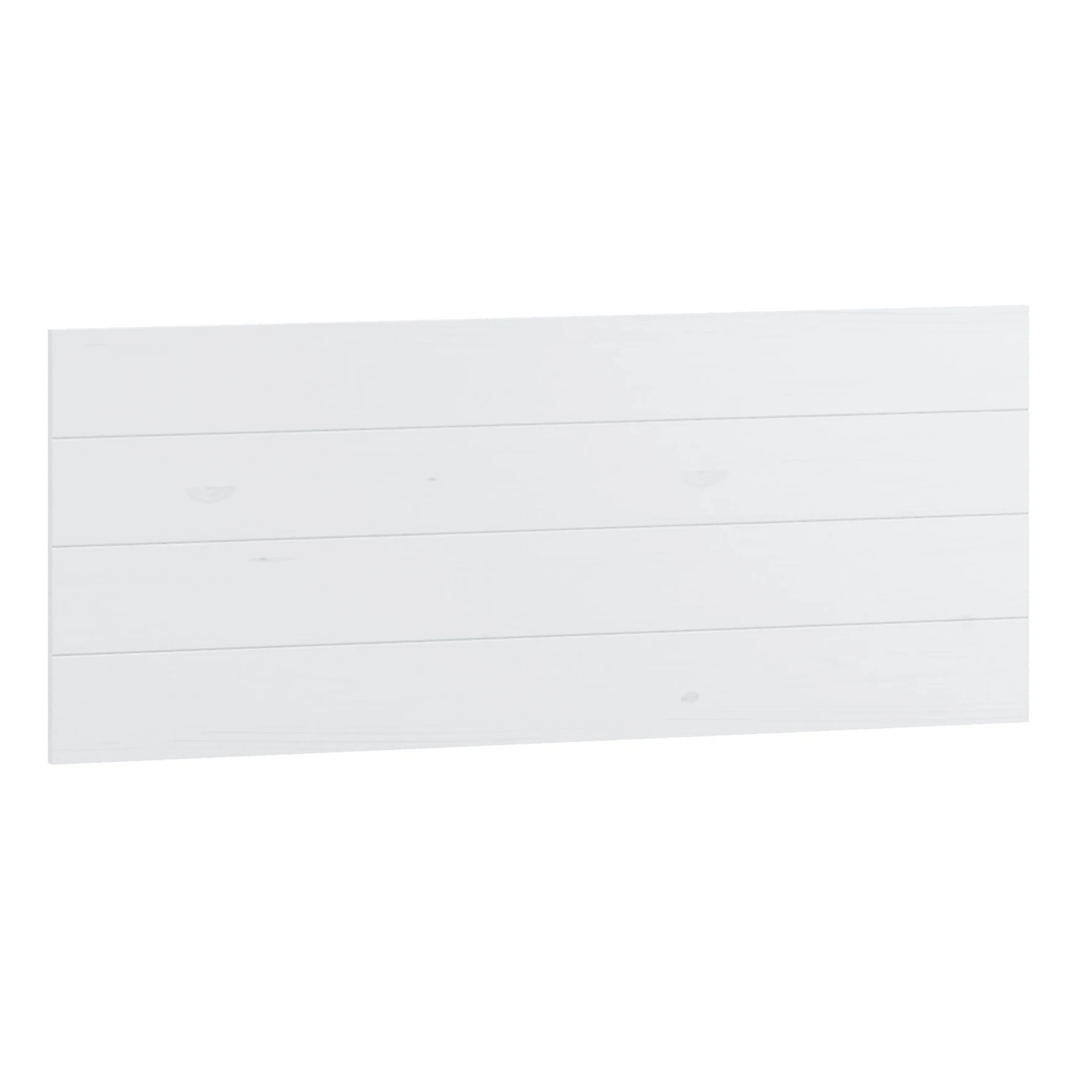Cabezal juvenil de madera maciza color Blanco (Ancho 110 cm/Alto 45 cm/Fondo 3,2 cm)