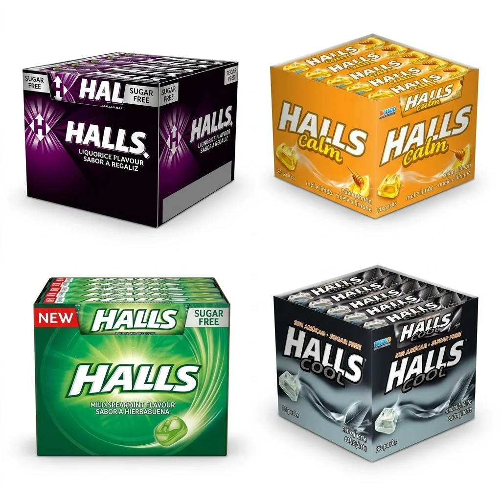 Caramelos Halls Pack 20 Unidades Elige