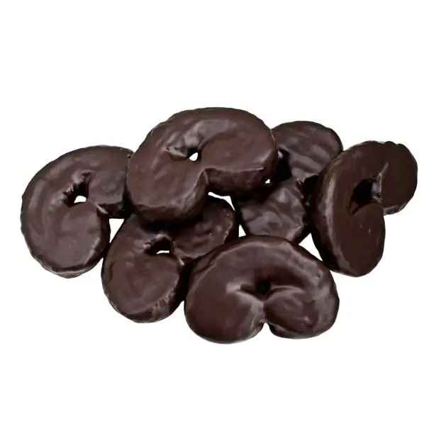 Palmera tierna de hojaldre SIN AZUCARES AÑADIDOS con cobertura chocolate Negro.El horno de Don Ramon. Granel 2kg