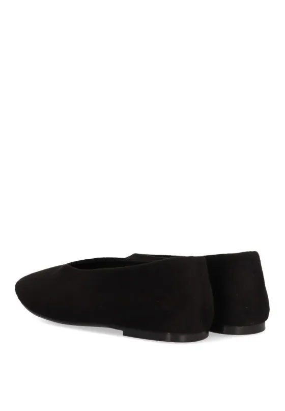 Elevate your style with LUNA CORINA M4560 Black Ballerina Flats for Women, featuring synthetic material, flat sole, and open closure, perfect for special occasions like weddings or parties. #4