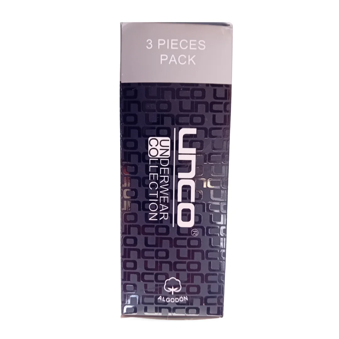 UNCO Slip men's underpants (3 pieces Pack) | Breathable and soft cotton men's underwear, modern design with comfortable fit, Ideal for daily wear, Casual style and maximum comfort all day