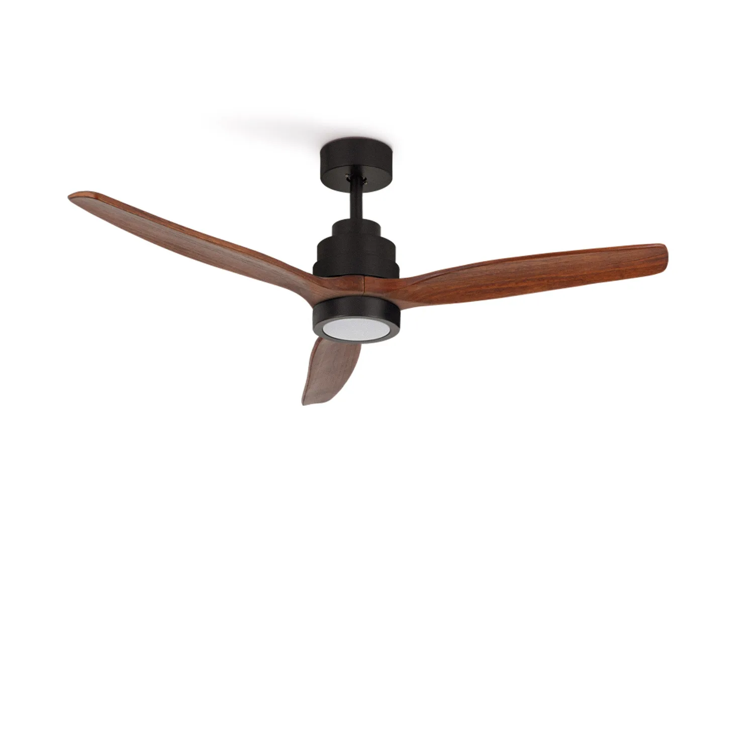 CREATE ceiling fan 40W silent Ø 132 cm, 6 speeds, winter/summer function-Black-WIND STYLANCE engine