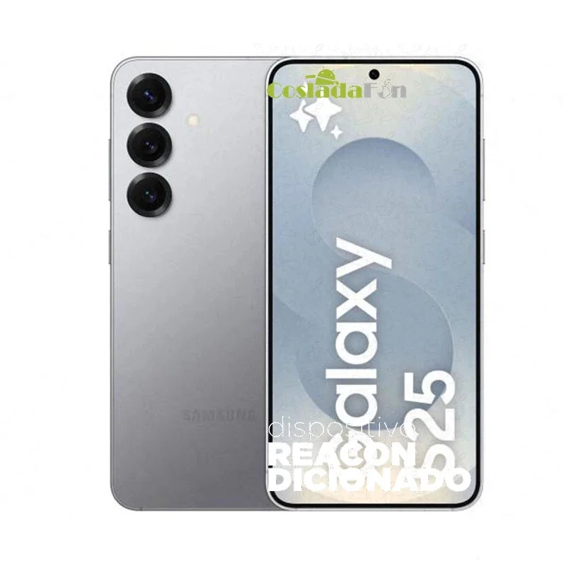 Samsung Galaxy S25 128GB Silver Shadow (Plata) REACONDICIONADO Estado A+. 2 años de garantía