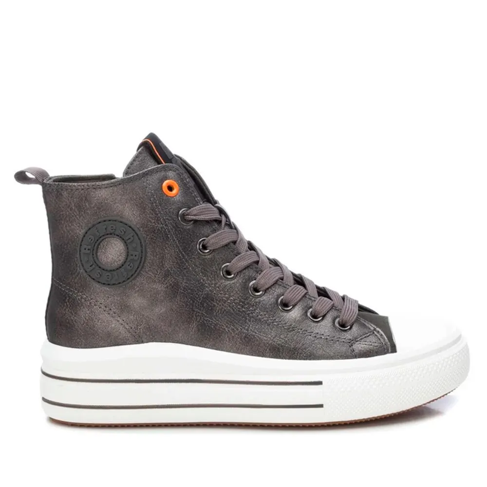 Zapatillas Botines de Mujer Refresh 172284 Gris 106093  Botines Botines cuña-plataforma MARCAS MUJER