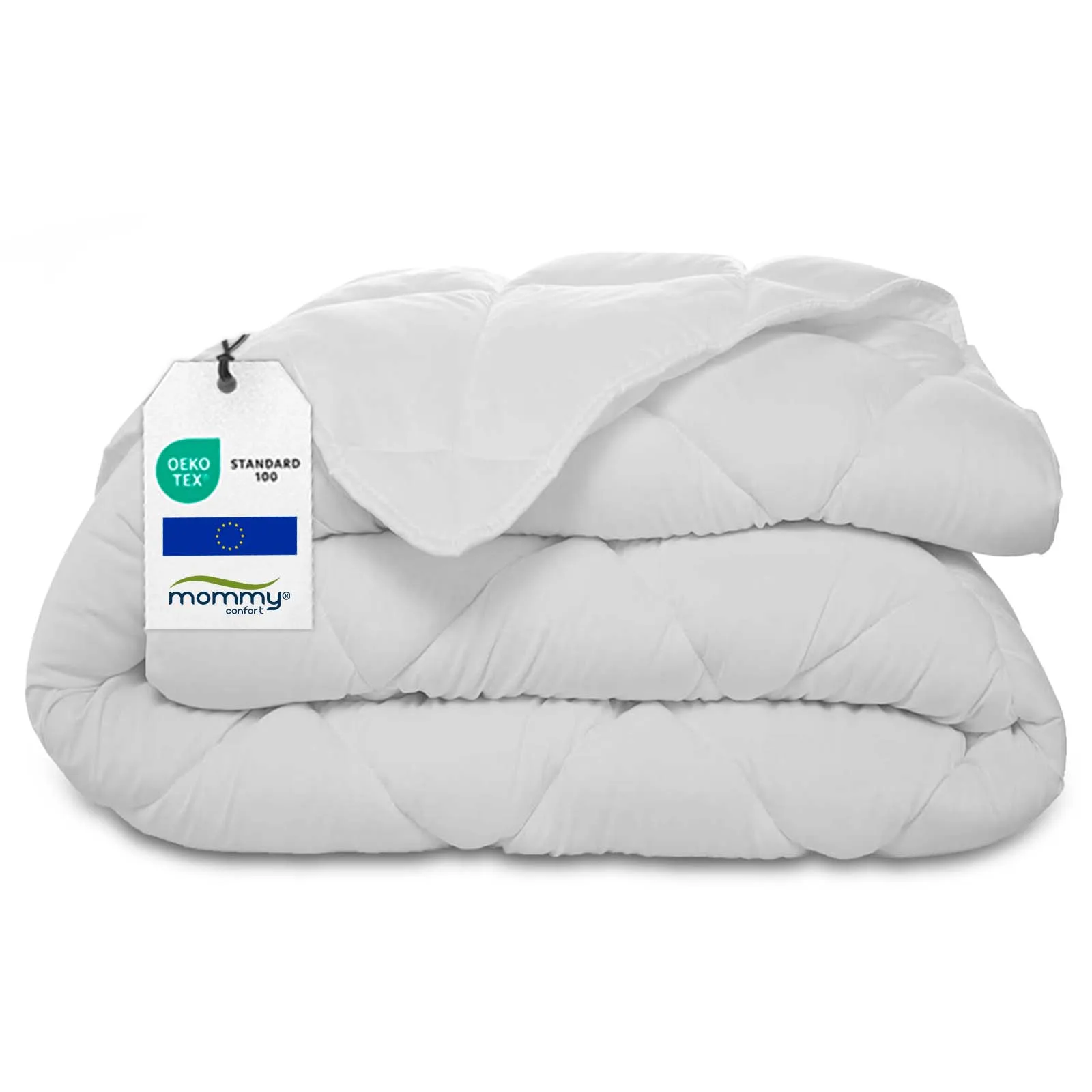 Edredón Nórdico Cama 350 gr/m², Relleno nórdico - Transpirable, Ultra Suave, Lavable, Termorregulable, Color Blanco - Fabricado España