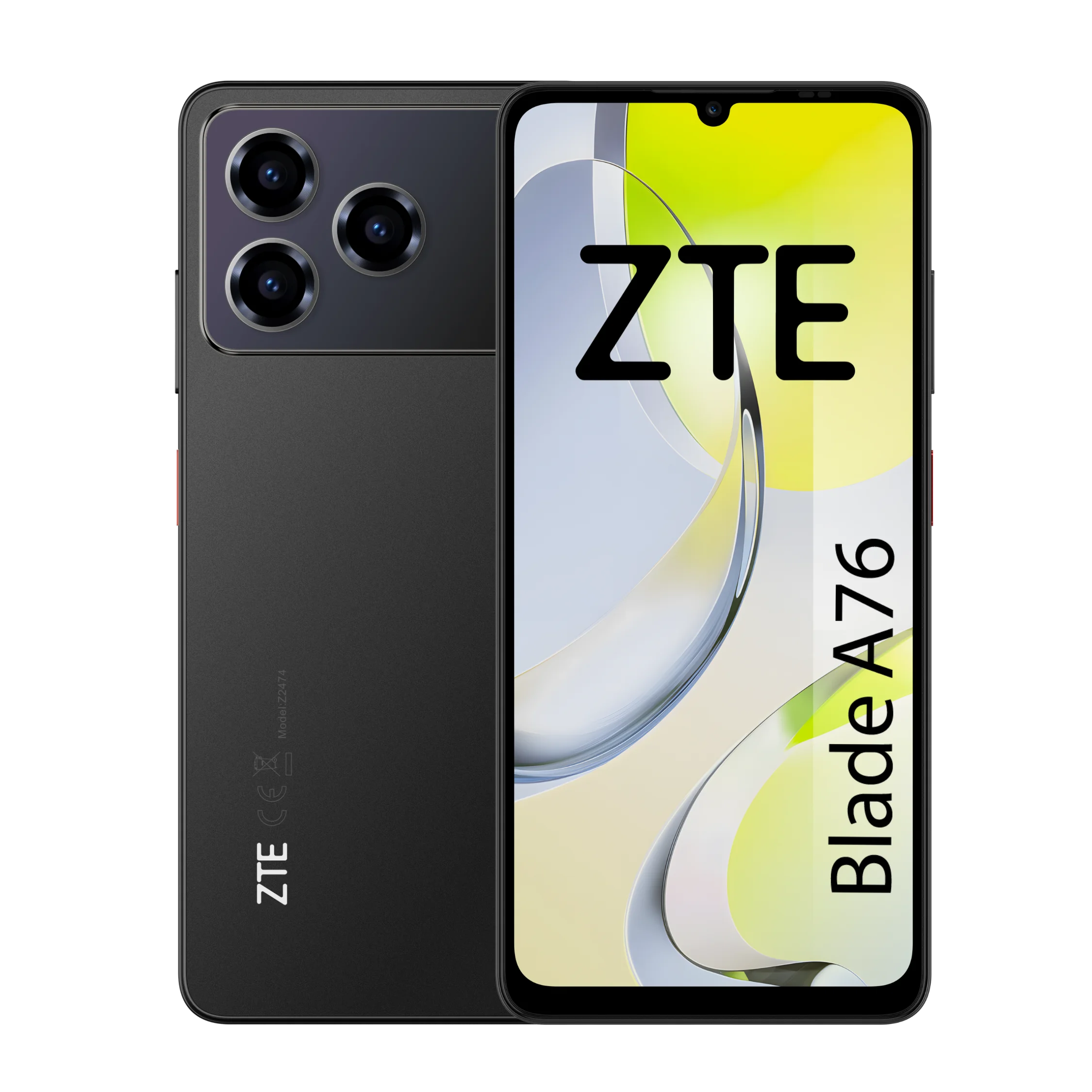 ZTE Blade A76, Smartphone libre, 4(+8)GB RAM, 128GB ROM, Pantalla HD+ 6.75" y 90Hz, Android 15, Cámara 50MP con IA, Batería 5000mAh, DualSIM+MicroSD