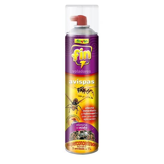 Flower Insecticida Aerosol Control Avispas 800 Ml - Alta Concentración
