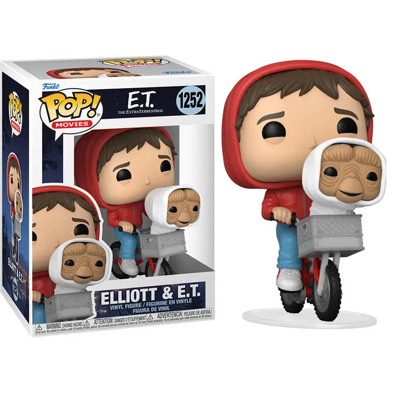 Funko Pop! E.T the Extraterrestrial 40th Elliott & E.T - Funko Pop No. 1252