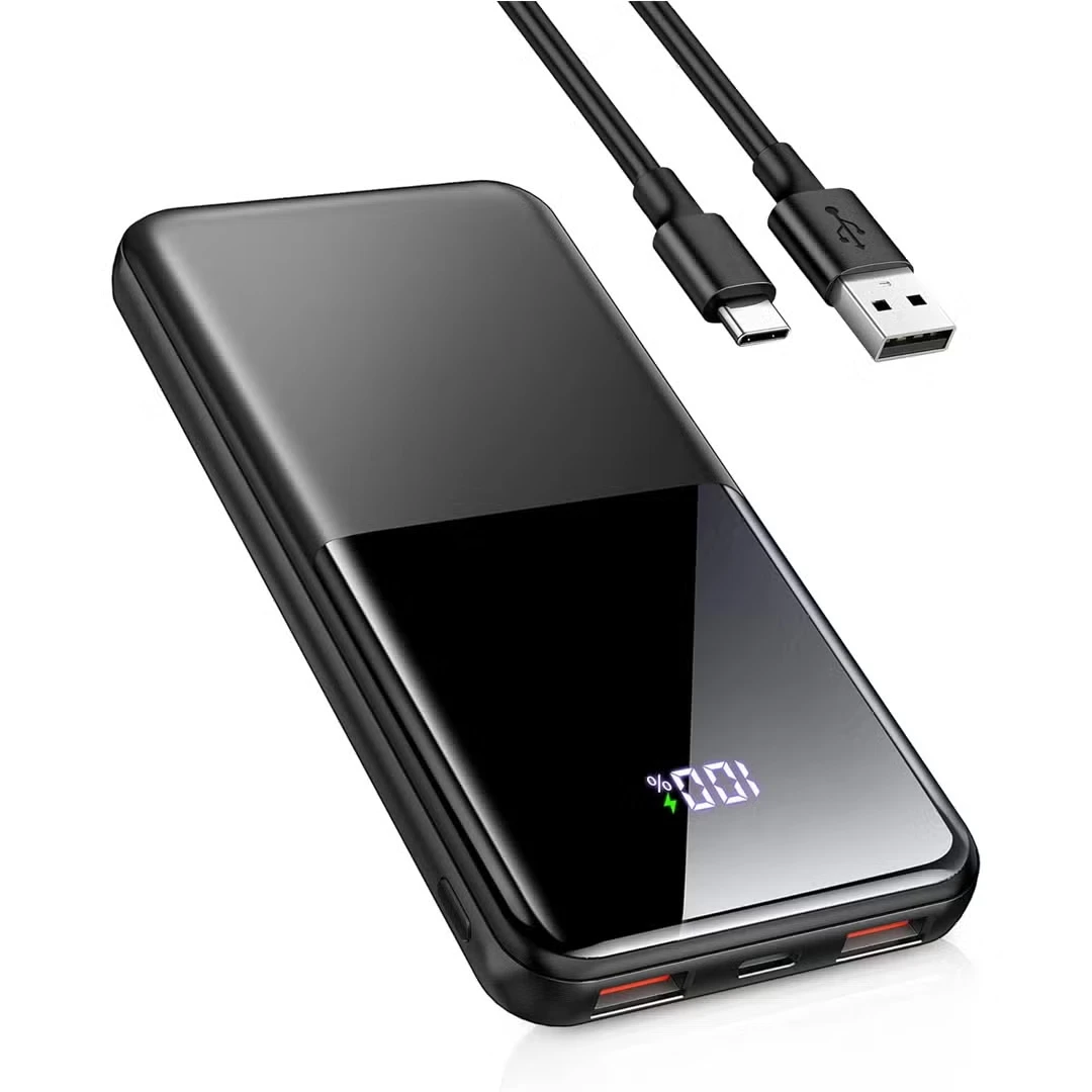 Power Bank 22.5W 10000mAh Bateria Externa Carga Rapida, Bateria Portatil PD3.0 QC4.0, Powerbank USB C Input & Output con Pantalla LCD Compatible con Smartphones, smartwatches, etc
