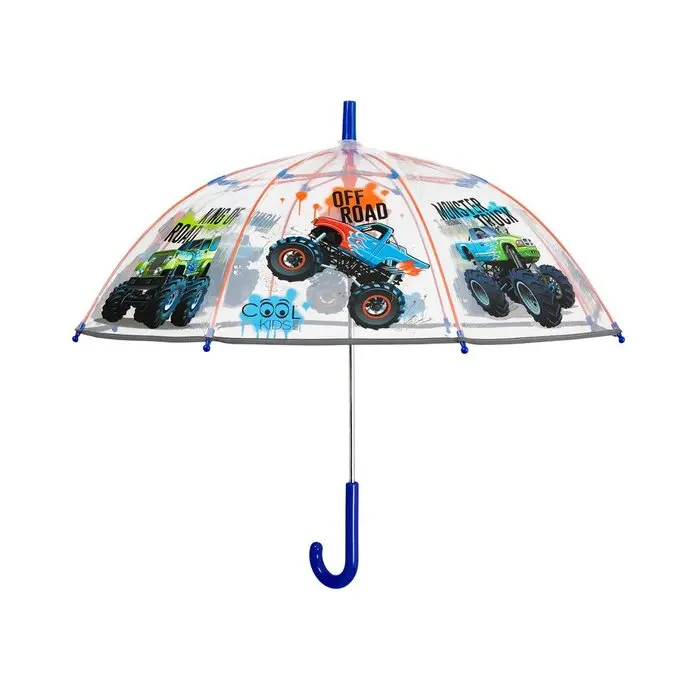 PERLETTI children's umbrella 45/8 MANUAL dome MONSTER TRUCK PERLETTI KIDS
