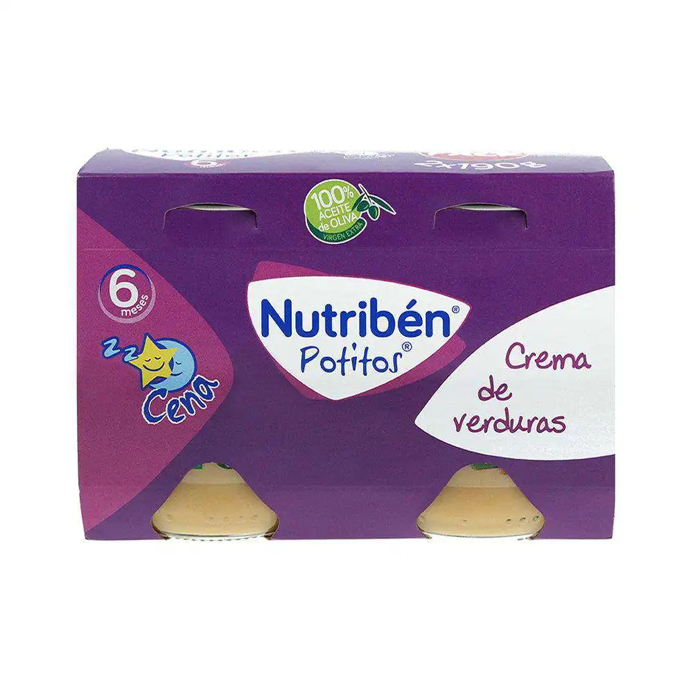 Nutribén Nutribén Potito 190 Gr Cena Crema Verduras Duplo