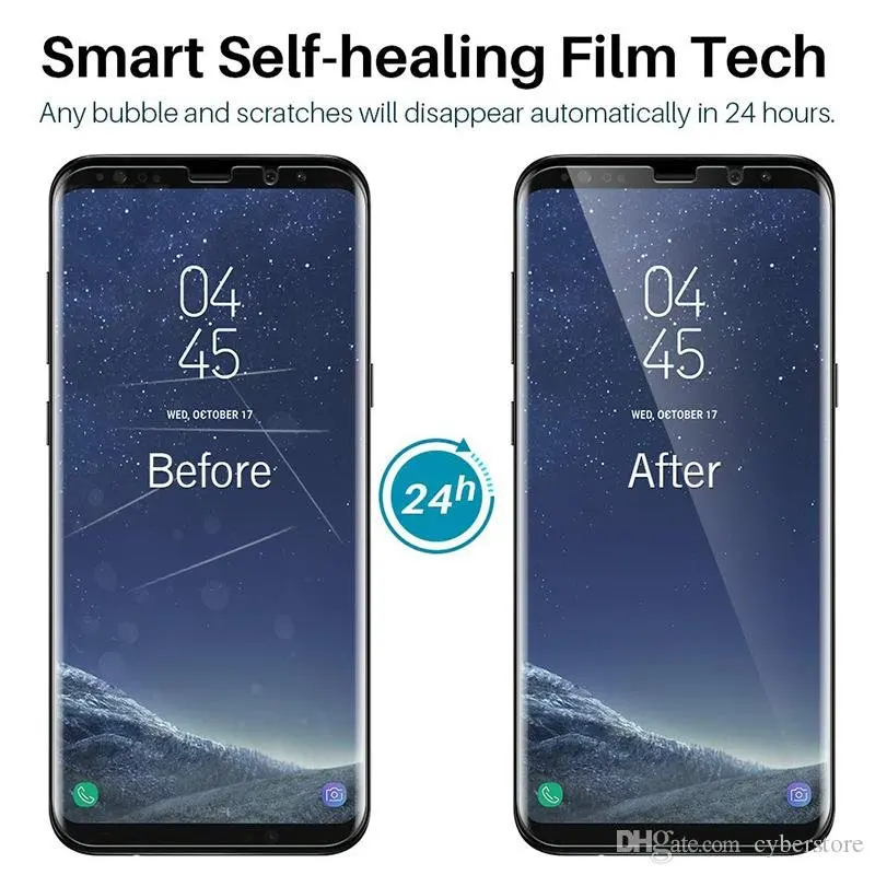 Protector de pantalla de hidrogel digital HD de máxima potencia compatible con Samsung Galaxy S21 Plus alta definición anti-burbujas de calidad 4