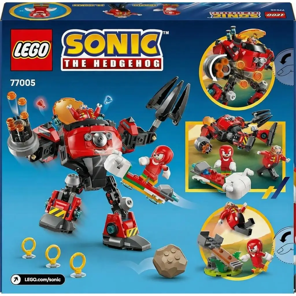 Lego 77005 Sonic Knuckles vs Dr Eggman Egg Crusher Mech - Nuevo precintado