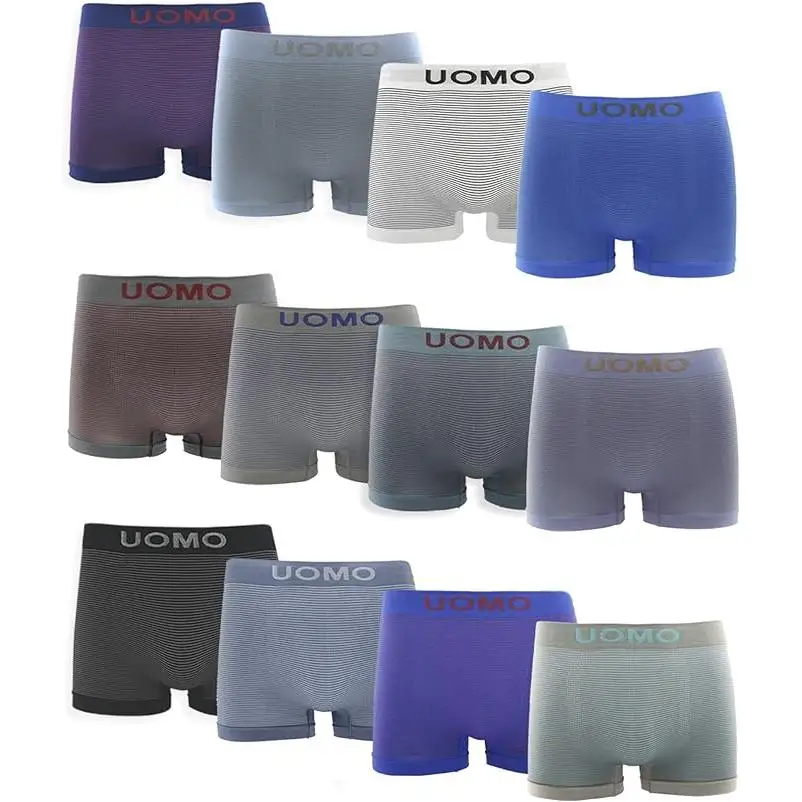 Boxer Hombre Sin Costuras de Licra y Elastano 🩲 Transpirables