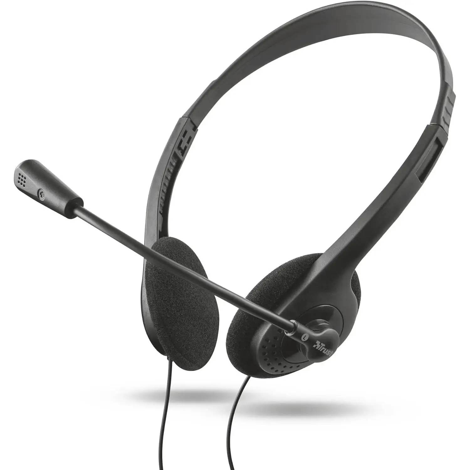 MediaMarkt Trust Auriculares, Primo, De Diadema, Con Cable, Jack 3.5 Mm, Para Pc/ Portátil, Negro - Imagen 3