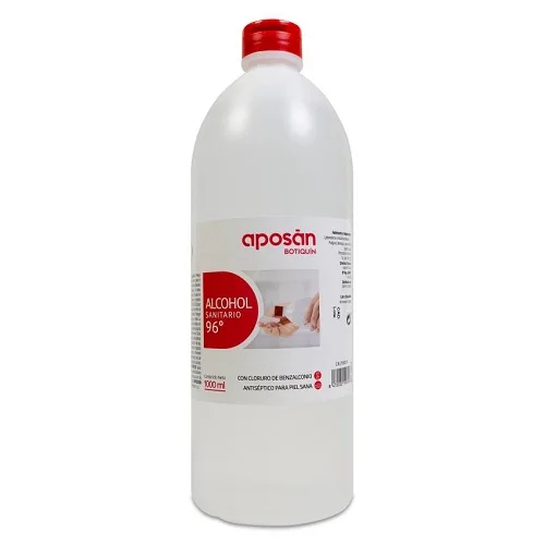 Alcohol 96 Aposan 1000 Ml - Desinfectante Alta Concentración