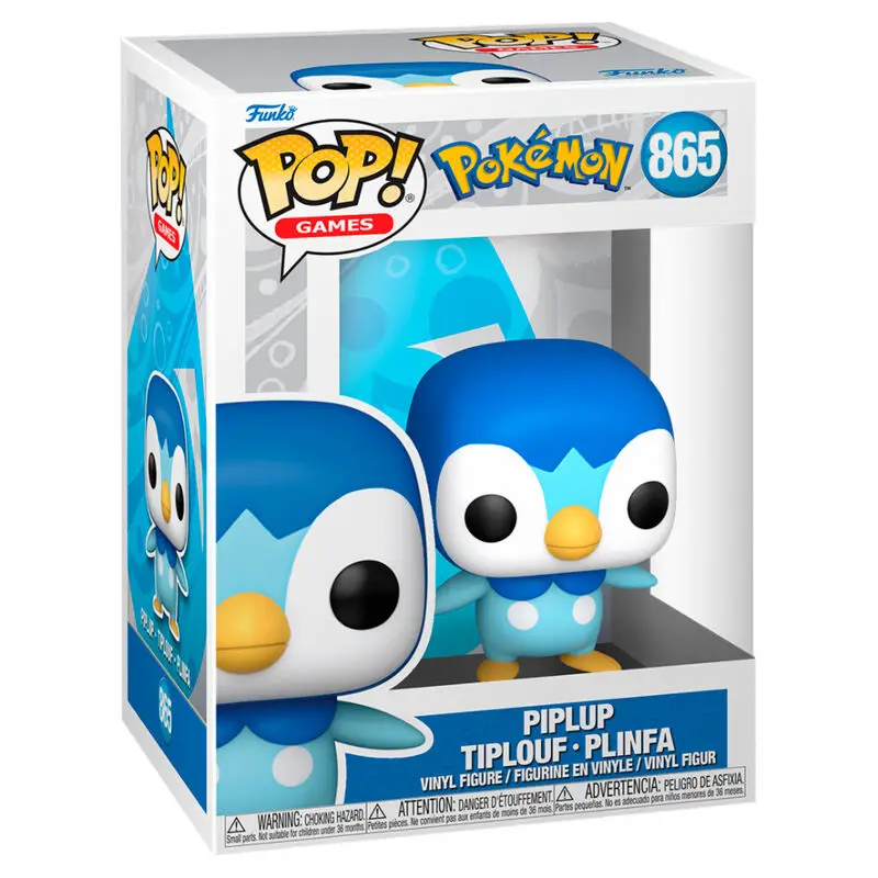 Funko Figura Pop Pokemon Piplup-Figura De Vinilo Coleccionable - Idea De Regalo- Mercancia Oficial - Juguetes Para Niños Y Adultos - Movies Fans - Muñeco Para Coleccionistas Y Exposición