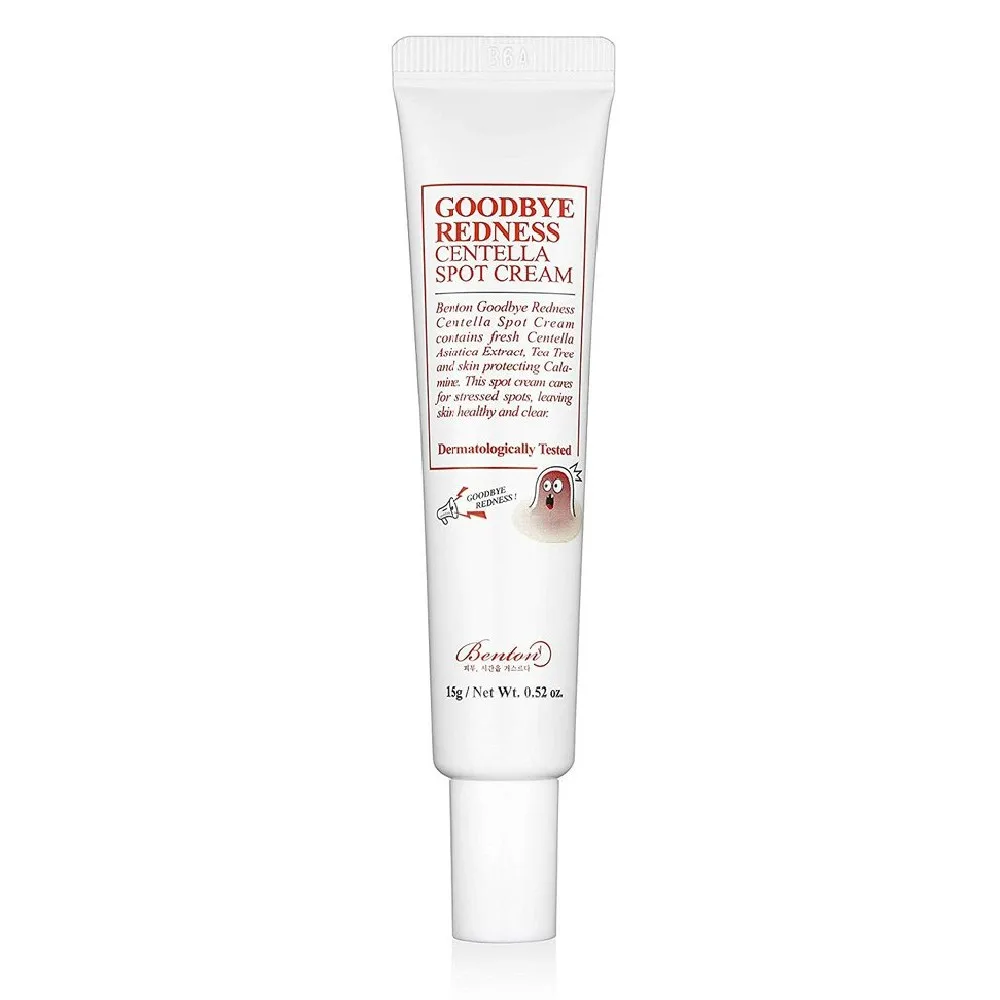 Benton Goodbye Redness Centella Spot Cream-soothing skin Cream with granites and Redness