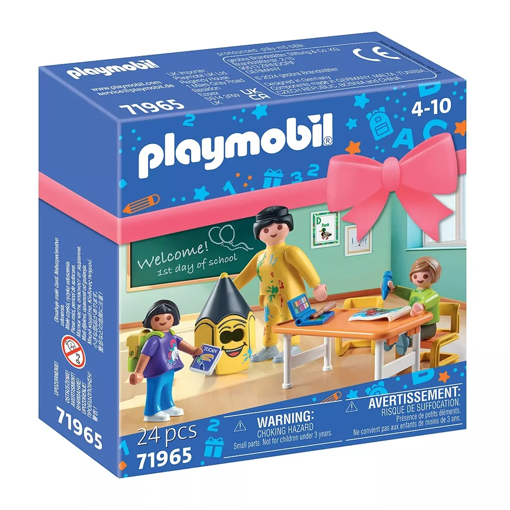PLAYMOBIL - PRIMER DÍA DE COLEGIO, 71965, TIENDA CON LICENCIA OFICIAL, NIÑOS, ESCUELA, MAESTRA, DIVERSIÓN, JUGUETES, ENVÍO URGENTE 24-48 HORAS PENÍNSULA