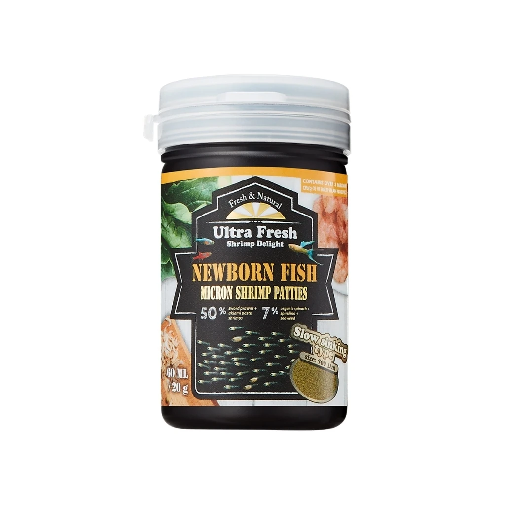 Azoo - ultra fresh - newborn fish (60 ml) - premium food for aleo and small tropical fish
