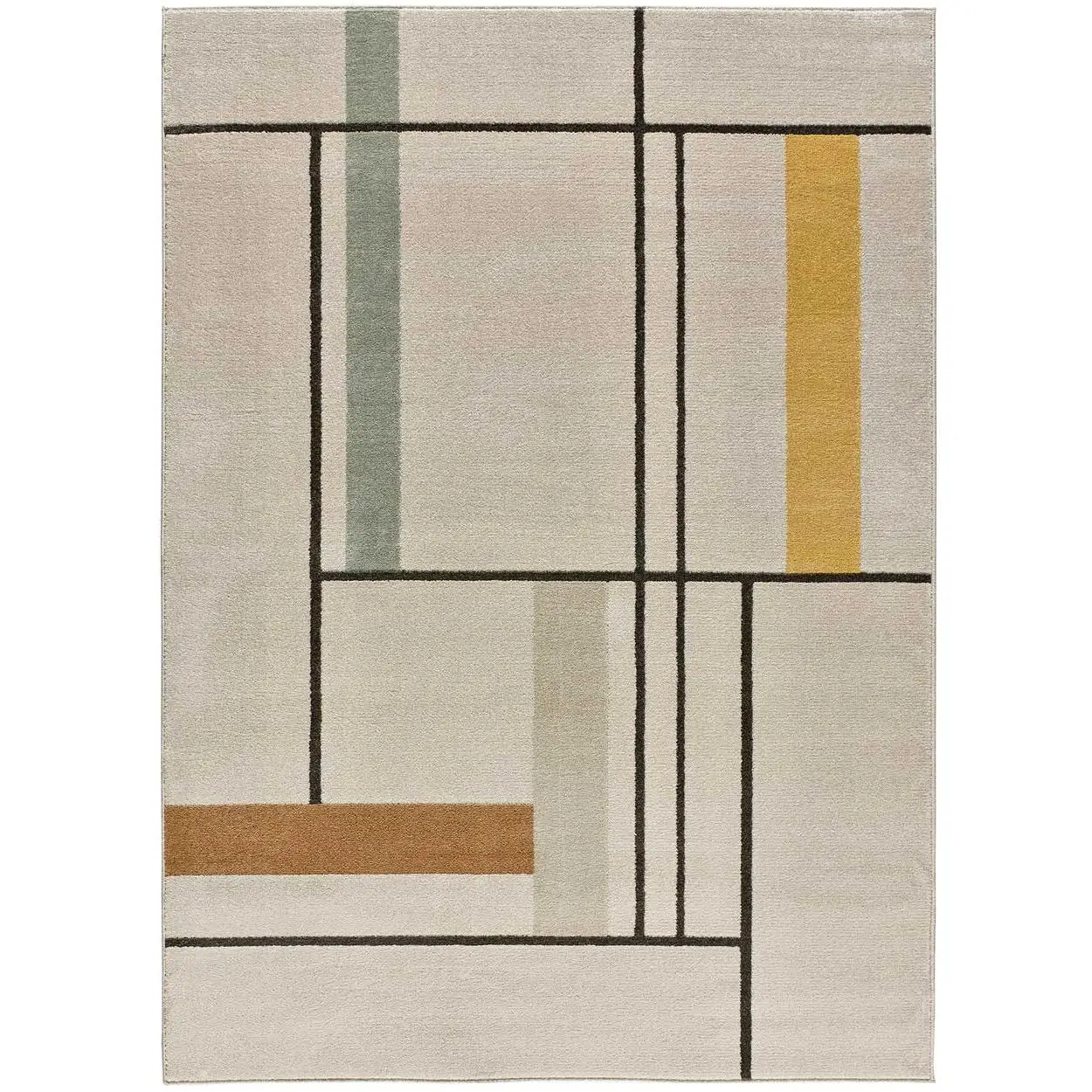 Atticgo Alfombra Interior De Estilo Escandinavo En Multicolor - Domus 32302 | 80X150, 120X170, 160X230 Cm