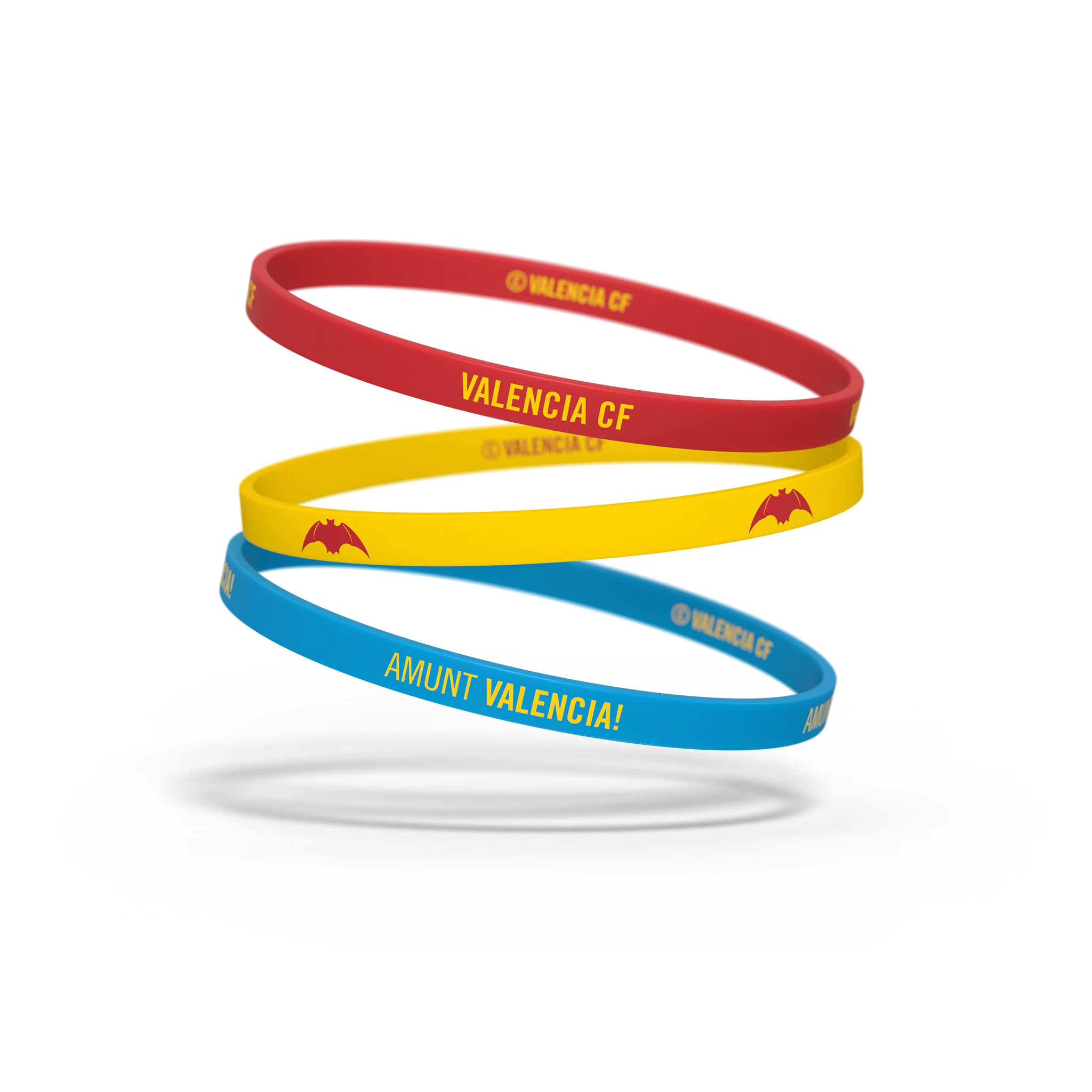 Valencia CF Pulsera Oficial de Silicona – Tallas para Hombre, Mujer y Niño – Regalo ideal para Fans del Valencia