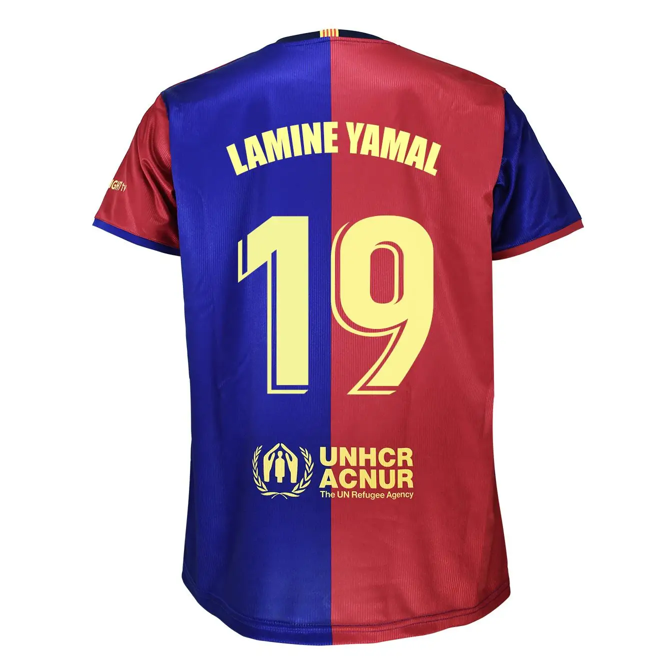 FC Barcelona soccer jerseys first adult kit Lamine Yamal, Raphinha, Fermin, Gavi, Lewandowski Official Licensed Product or replica authorized season 2024/25. Cheap shirt of the League of Spain and sportswear.