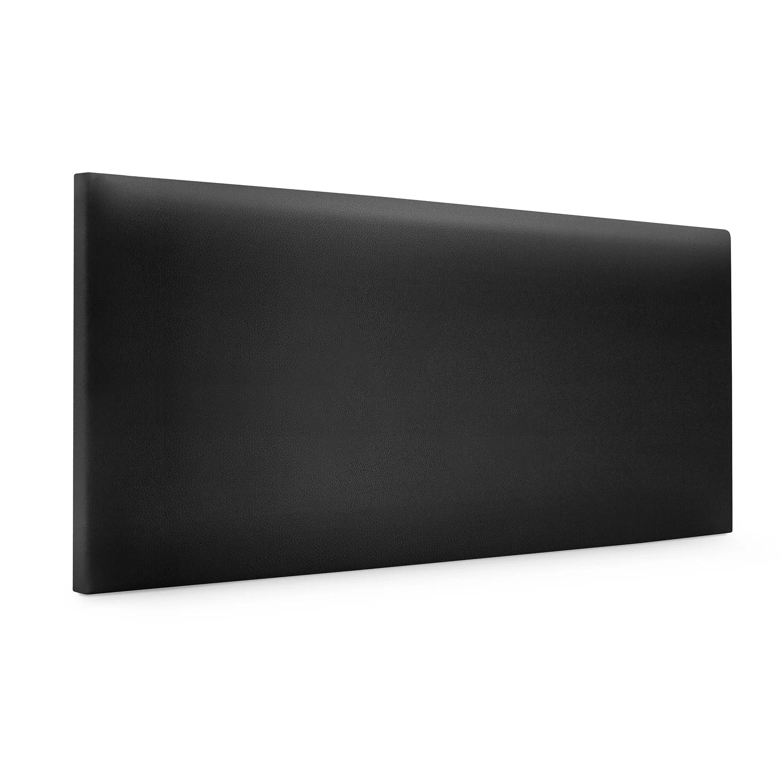 DHOME leather headboard or plain AQUALINE headboards head head upholstered bed luxury (black leatherette)