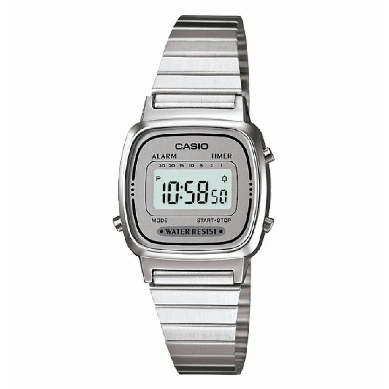 Reloj Casio Vintage Unisex Mini Acero LA670WEA-7EF