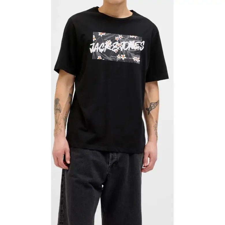 Jack & Jones Hombre Camiseta Algodón De 160 grs ,Manga Corta , Logo estampado Moda Casual Informal muy suaves para todo el año REF 12269324