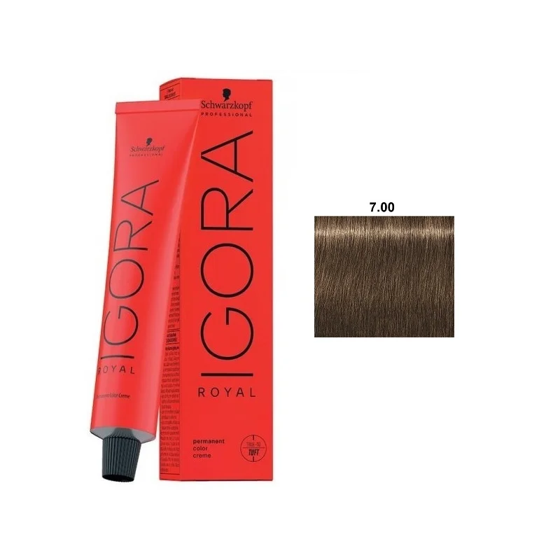 Igora royal / schwarzkopf dye - 7.00 intense natural medium blonde