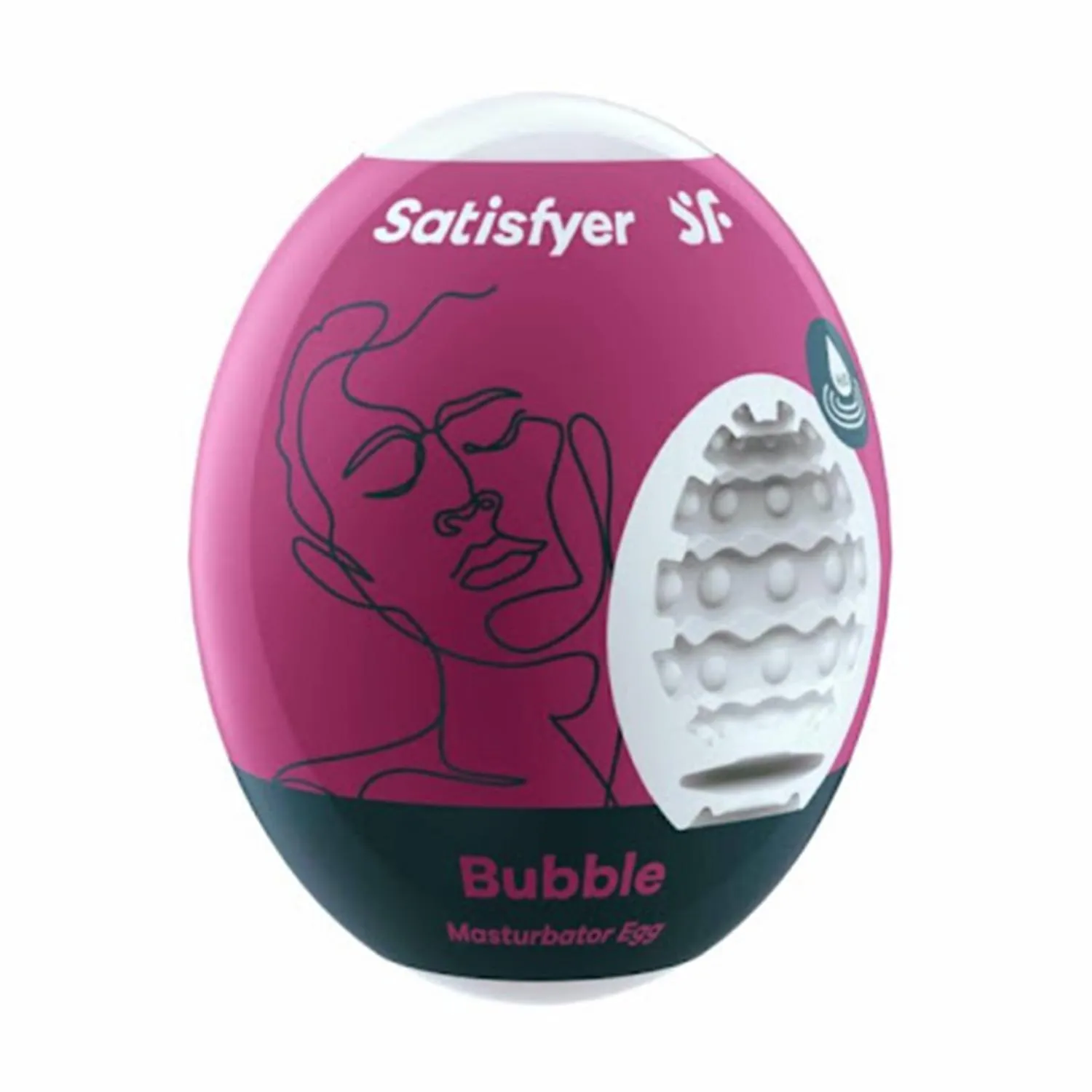 SATISFYER EGG SINGLE masturbator bubble 1UN