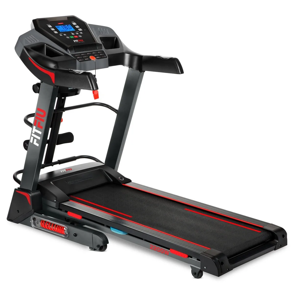 FITFIU Fitness MC-500 - Cinta de Correr Plegable con Inclinación Automática, Pulsómetro, Bluetooth, Speakers y Conexión APP (Kinomap, Spax, Zwift), Treadmill con Ventilador, para el Hogar/ Oficina
