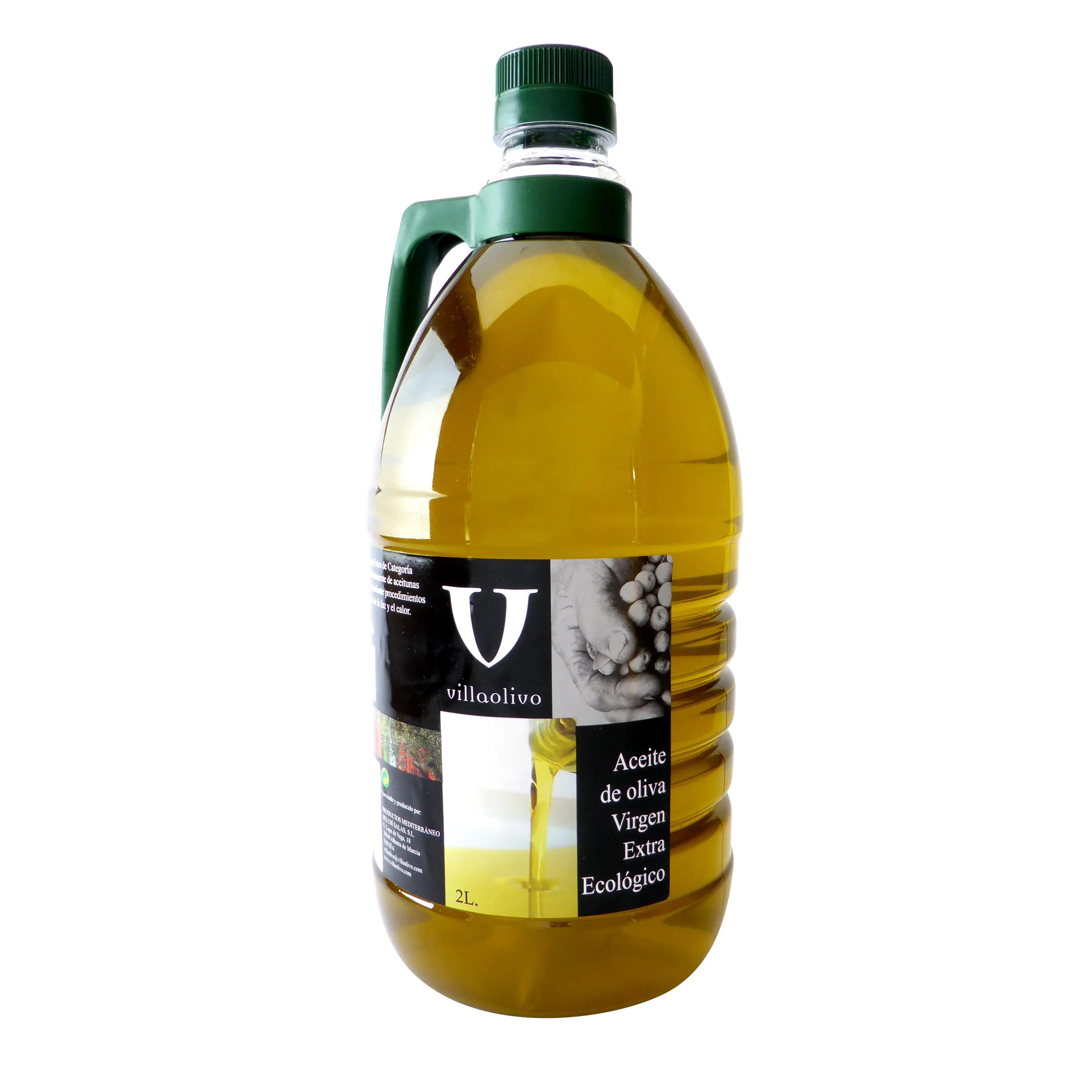 Aceite de Oliva Virgen Extra Ecológico Villaolivo PET 2L – Gourmet  Producción Ecológica Certificada  Uso Diario Premium