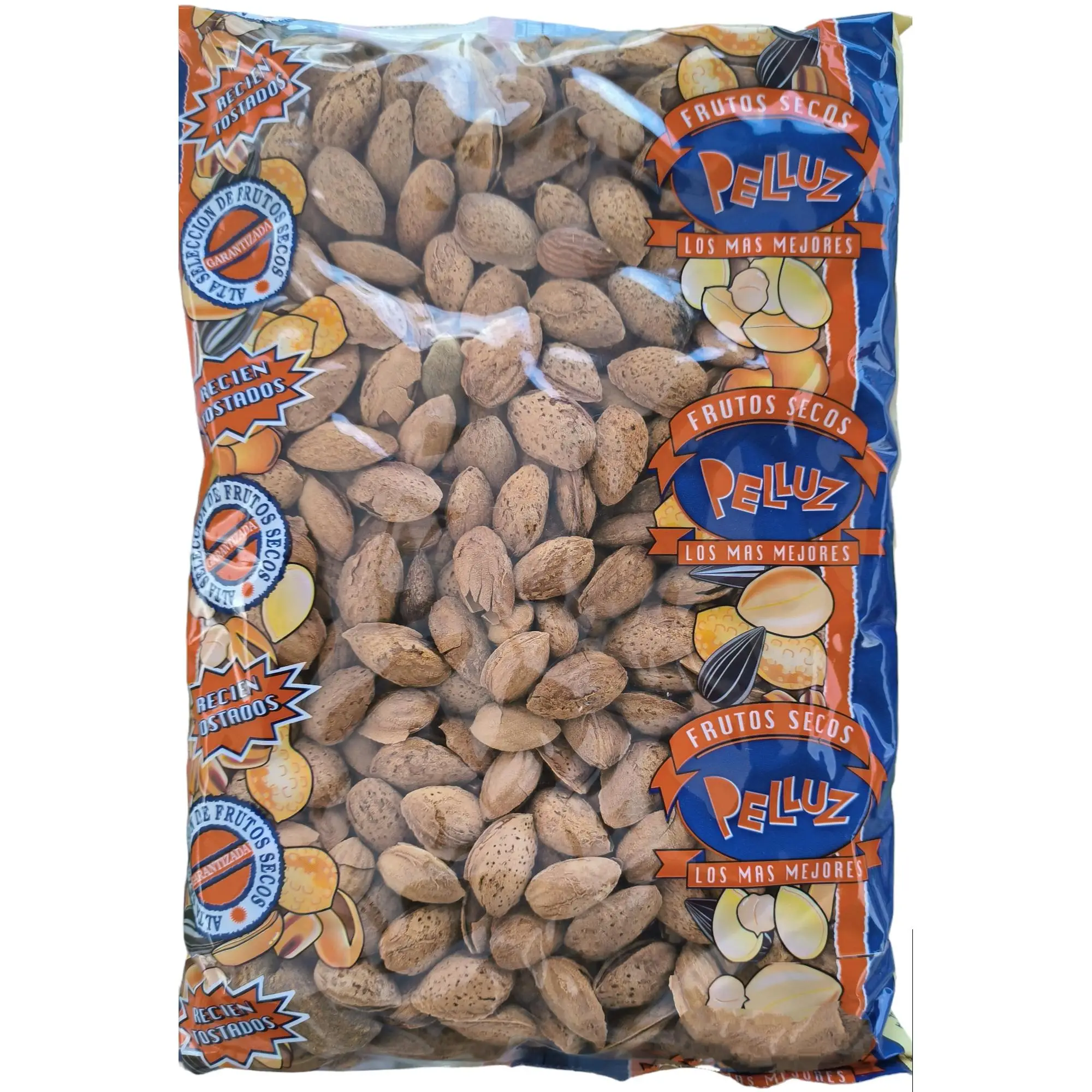 Almendra con Cascara 1 Kg - almendra sin sal - pelluz