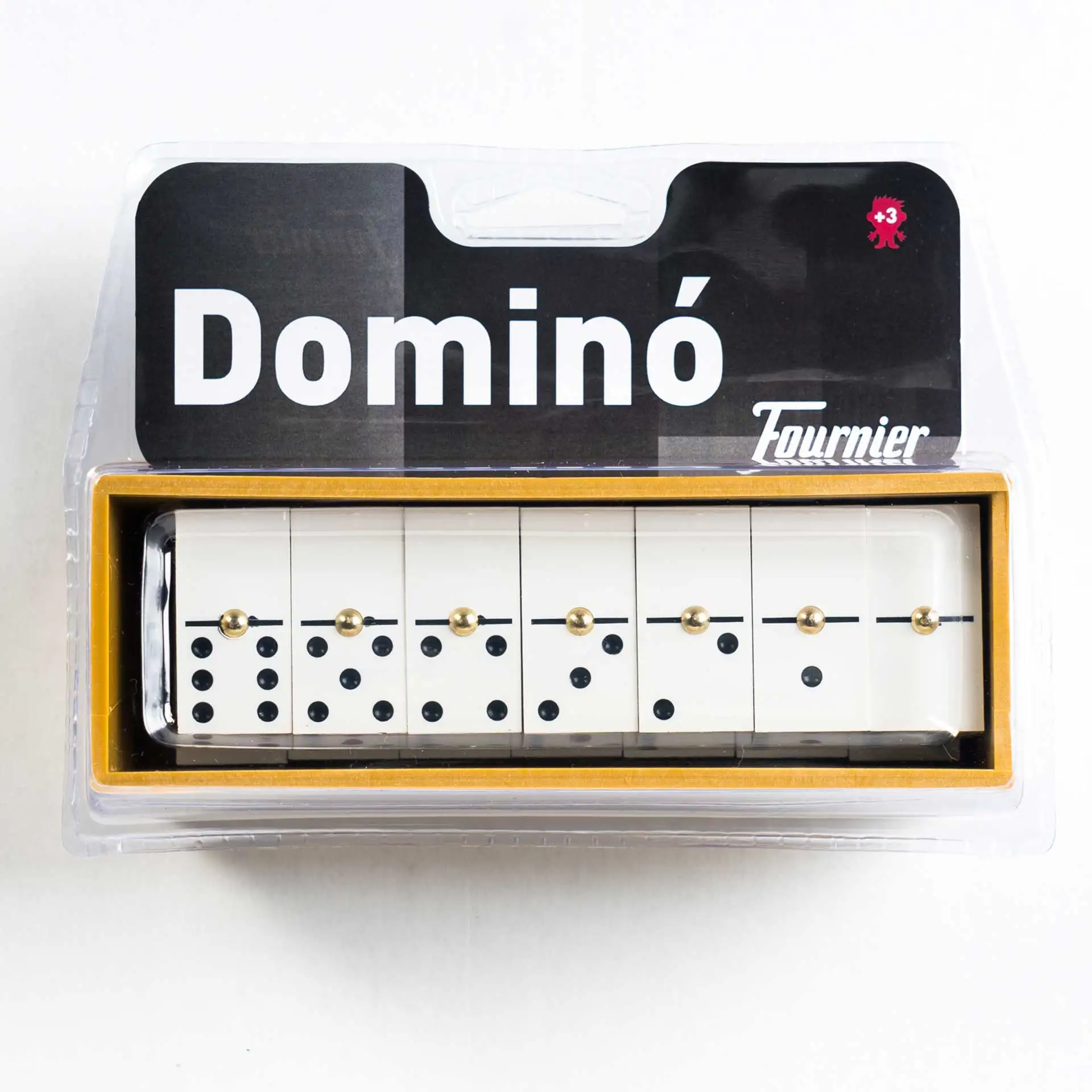 Dominó clásico Fournier - Chamelo - Marfilina con caja de plástico