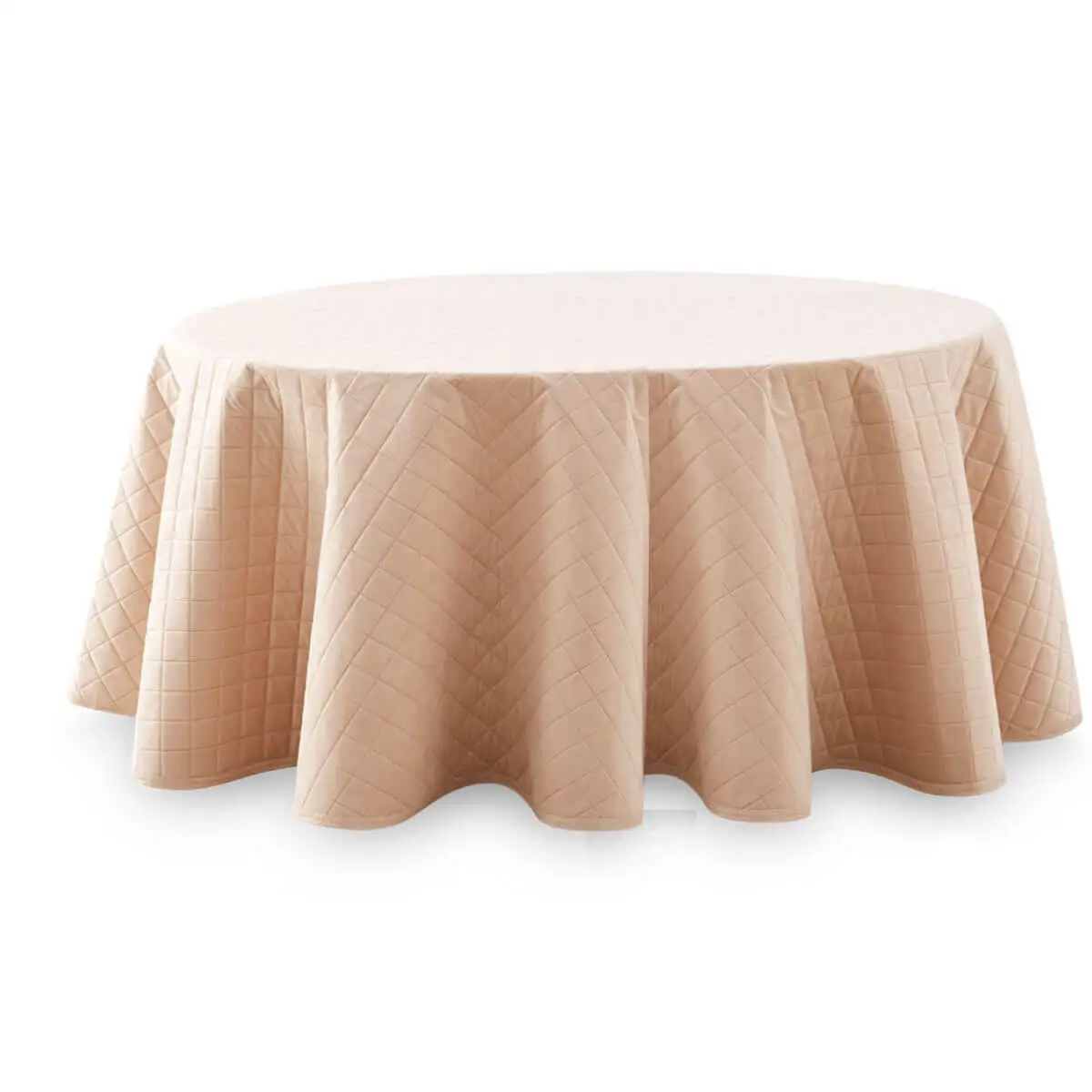 Falda Camilla VELVET acolchada, Enaguilla de Invierno Ovalada, disponible en varias medidas y colores. Faldilla para mesa que mantiene el calor, de tejido aterciopelado y tacto extra suave, de