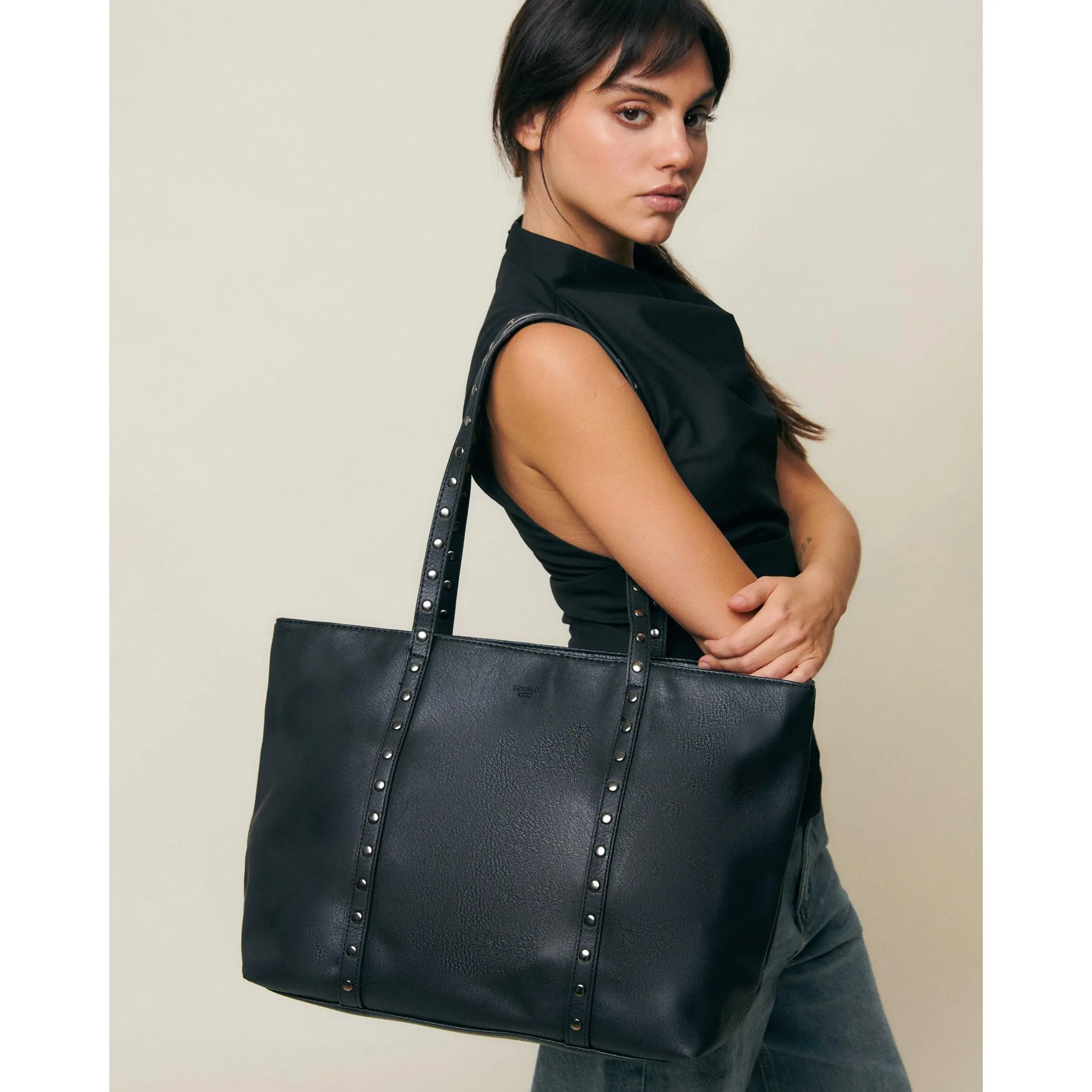 Misako Watty bolso shopper con detalles metálicos Bolsos Mujer